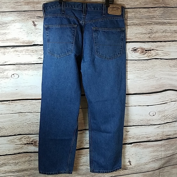 Levi's Signature Men's 35x30 Relaxed Fit Jeans - Picture 2 of 8